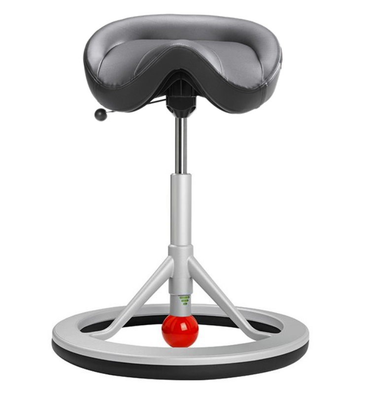 Backapp Smart, Silver Grey, Palma Breathe (Faux Leather), Red ball