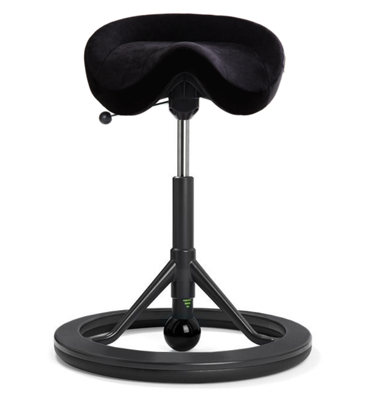 Backapp Smart, Black Grey, Alcantara Black, Black ball