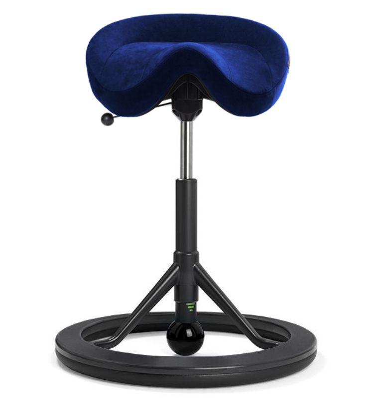 Backapp Smart, Black Grey, Alcantara Commodore Blue, Black ball