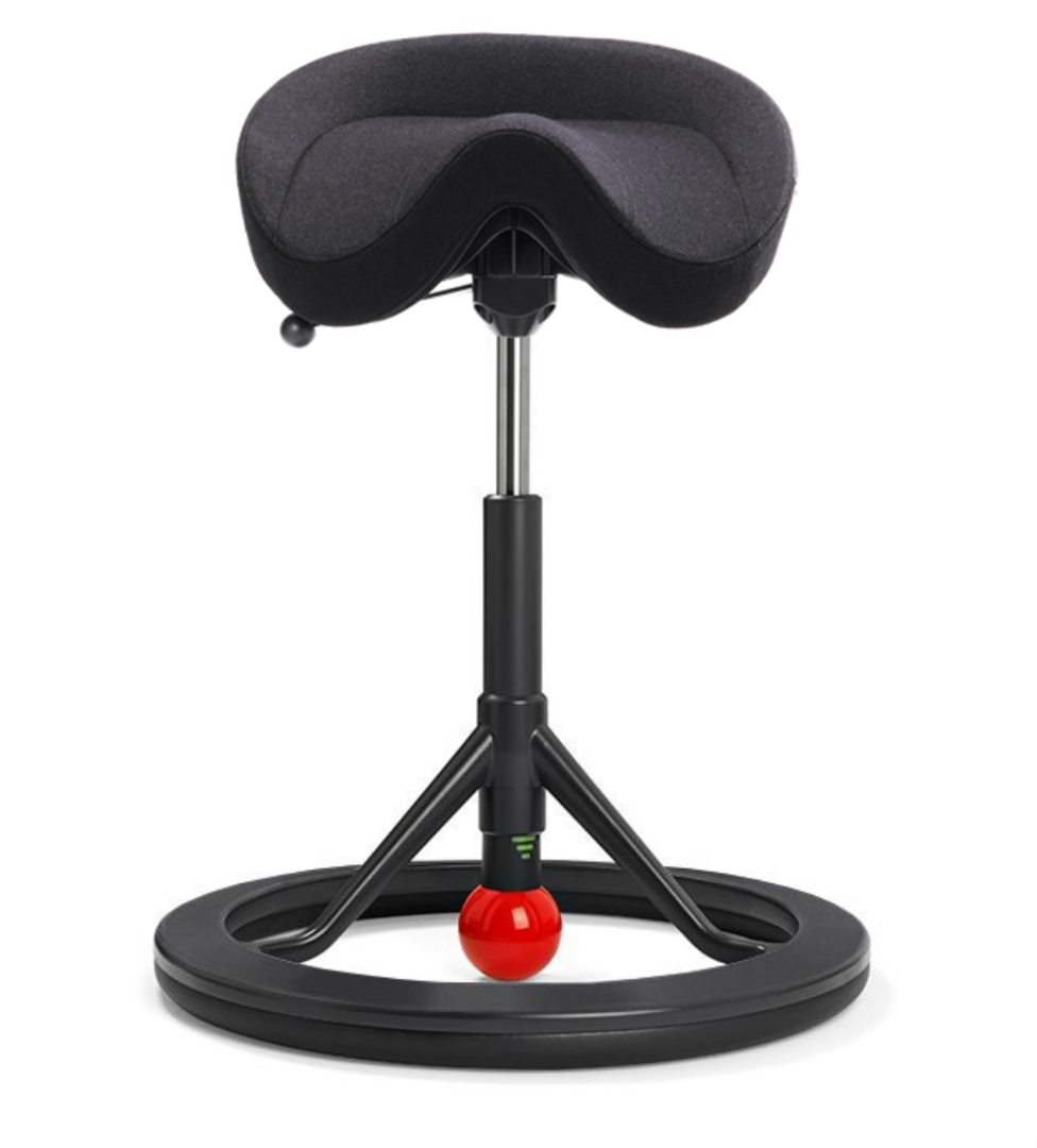 Backapp Smart, Black Grey, Nordic Wool, Red Ball